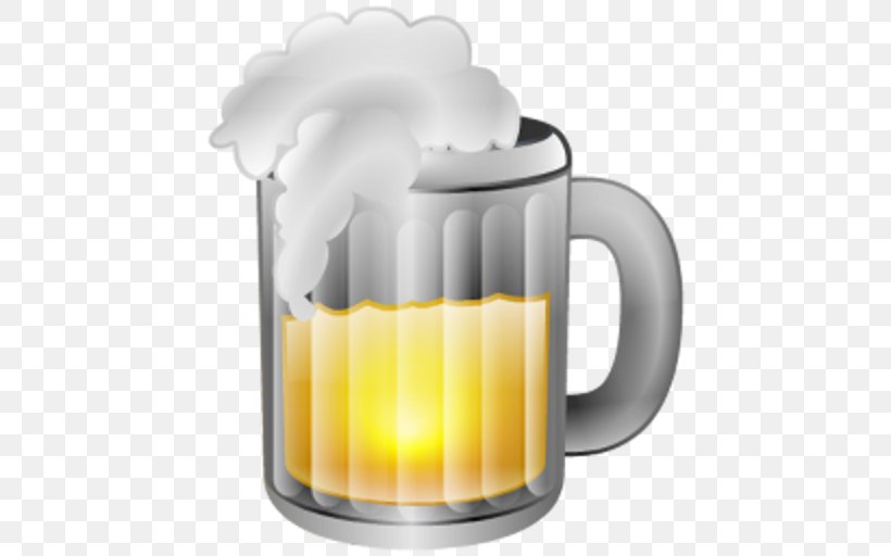 Beer Distilled Beverage Alcoholic Drink, PNG, 512x512px, Beer, Alcoholic Drink, Beer Glasses, Cup, Distilled Beverage Download Free
