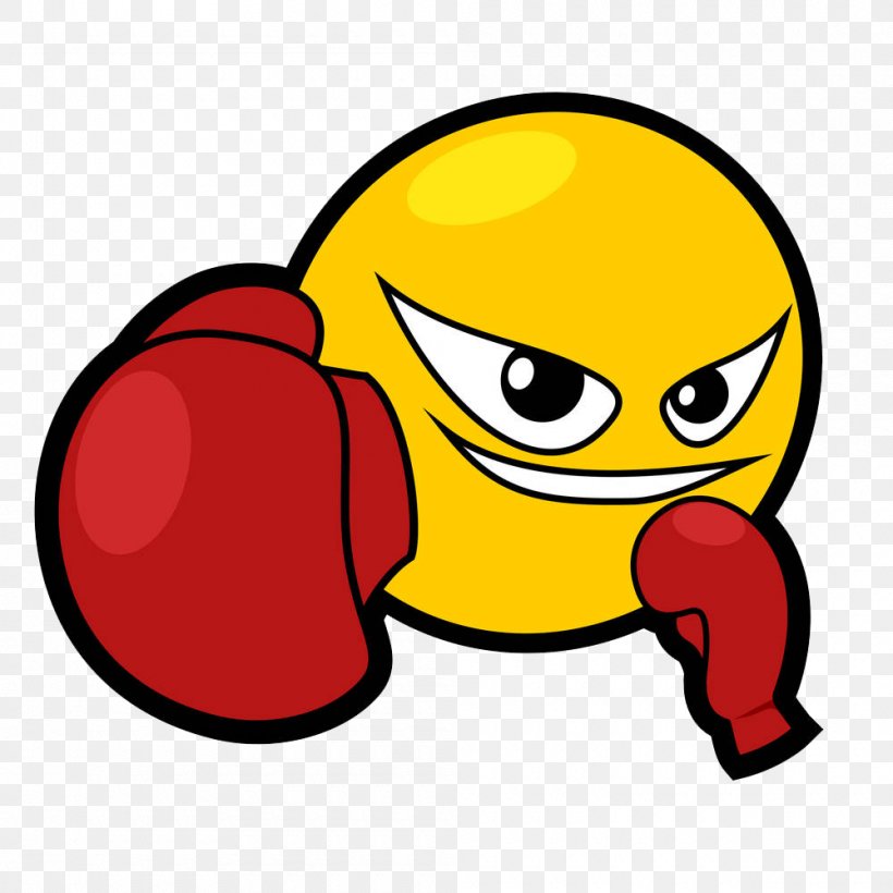 Boxing Glove Smiley Emoticon, PNG, 1000x1000px, Boxing, Area, Beak, Boxing Glove, Drawing Download Free