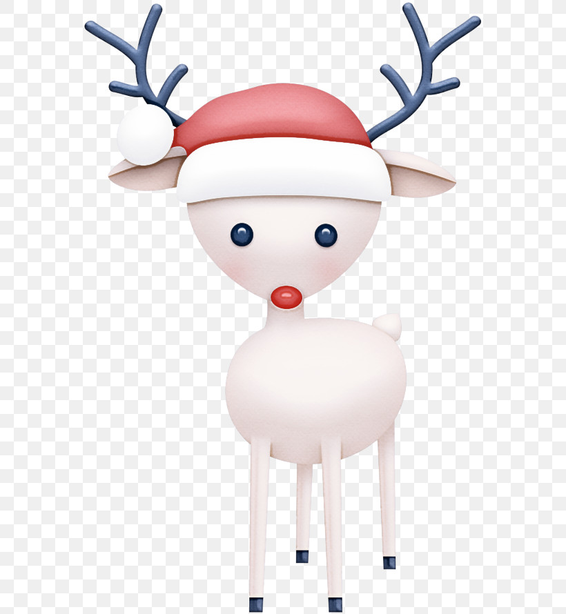 Santa Claus, PNG, 581x890px, Reindeer, Animation, Antler, Cartoon, Christmas Day Download Free