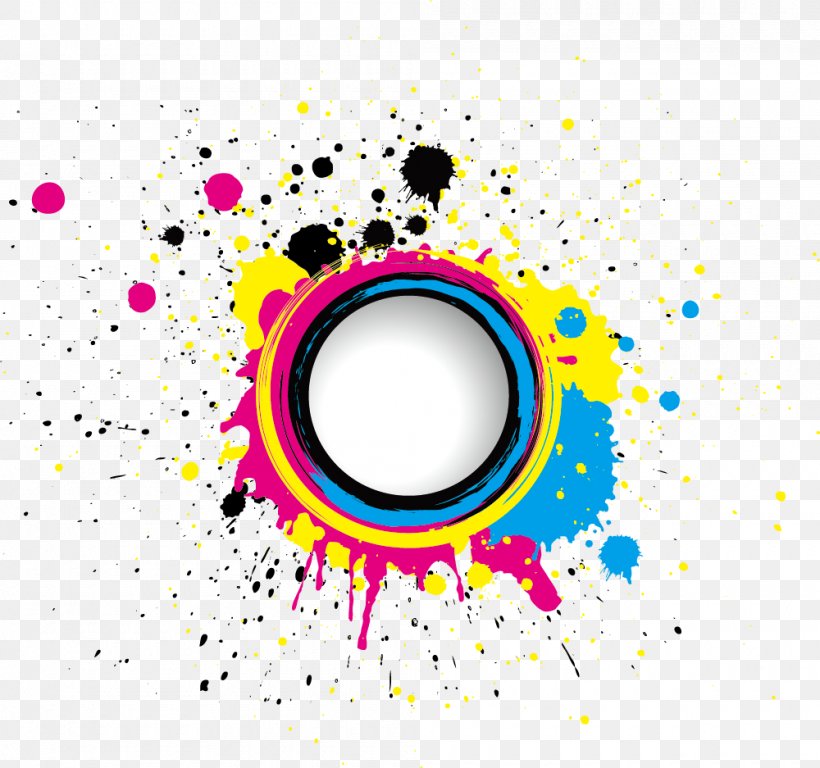 CMYK Color Model Euclidean Vector Stock Photography Splash, PNG, 1000x937px, Ink, Cmyk Color Model, Color, Color Printing, Color Wheel Download Free