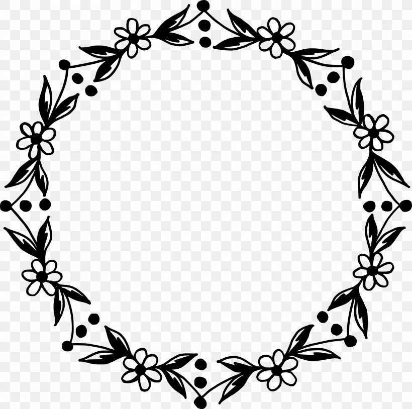 Flower Picture Frames, PNG, 2018x2004px, Flower, Artwork, Black And White, Body Jewelry, Branch Download Free