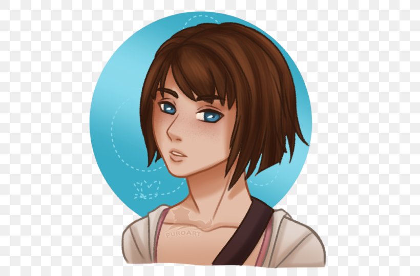 Life Is Strange Eye Dontnod Entertainment Hair Coloring Sketch, PNG, 500x539px, Watercolor, Cartoon, Flower, Frame, Heart Download Free