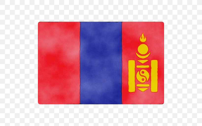 Mongolia Flag Rectangle Flag Of Mongolia, PNG, 512x512px, Watercolor, Flag, Flag Of Mongolia, Meter, Mongolia Download Free