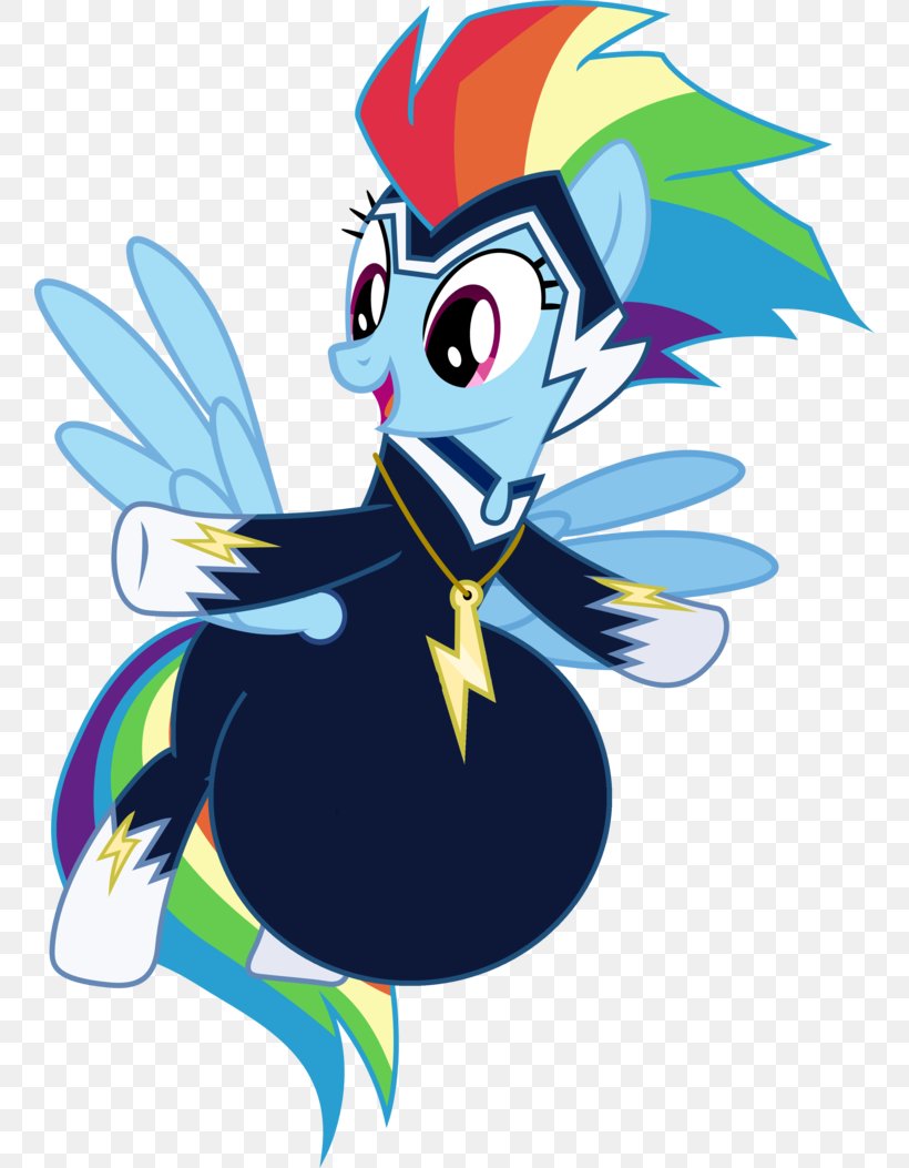 Rainbow Dash Pony Rarity Power Ponies Horse, PNG, 758x1053px, Rainbow Dash, Art, Artwork, Beak, Bird Download Free