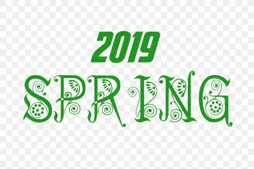 2019 Spring, PNG, 3000x2000px, Logo, Area, Brand, Green, Number Download Free