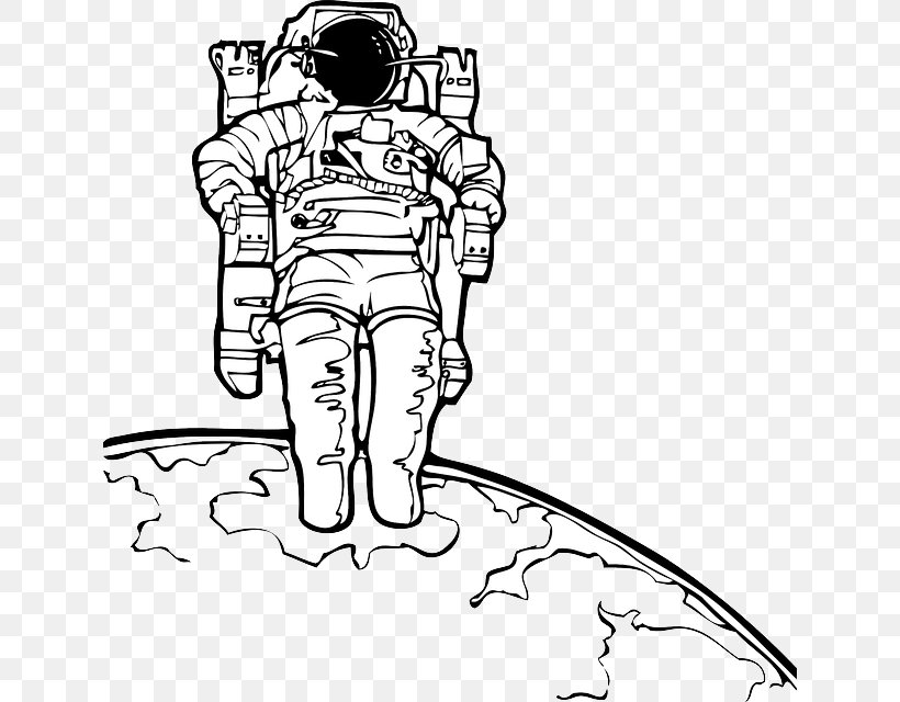 Astronaut Drawing Space Suit Clip Art, PNG, 632x640px, Astronaut, Area, Arm, Art, Artwork Download Free