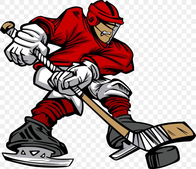 Ice Hockey Player Cartoon Hockey Stick, PNG, 1000x865px, Ice Hockey