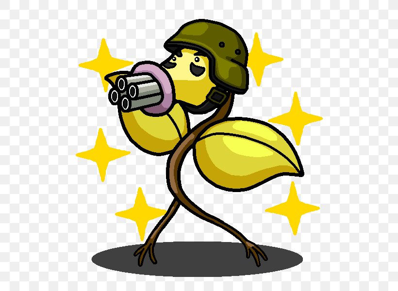 Plants Vs. Zombies 2: It's About Time Plants Vs. Zombies: Garden Warfare 2 Bellsprout Peashooter, PNG, 600x600px, Plants Vs Zombies, Artwork, Beak, Bellsprout, Bird Download Free