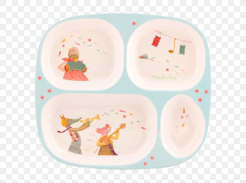 Plateau-repas Tableware Melamine Moulin Roty, PNG, 900x670px, Plate, Couvert De Table, Dishware, Glass, Infant Download Free