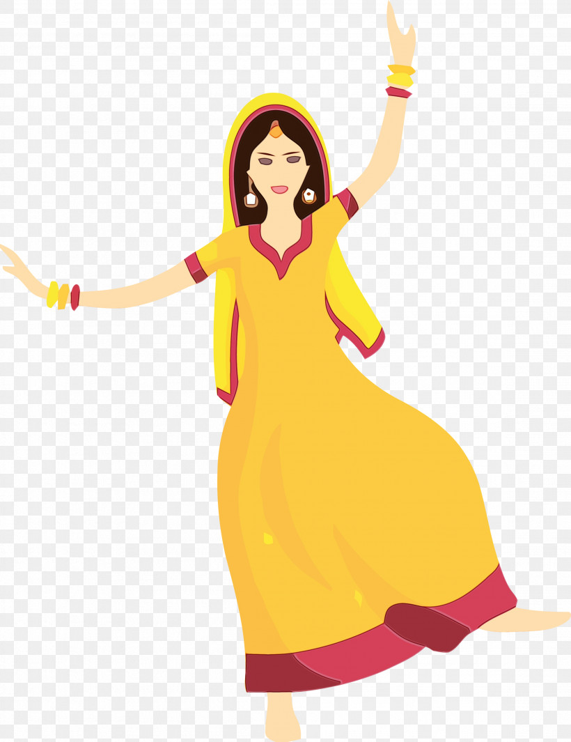 Yellow Dress Costume Design Gesture, PNG, 2309x3000px, India People, Costume Design, Dress, Gesture, Hindia Holiday Download Free