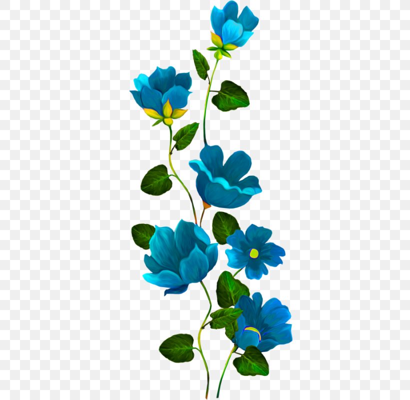 Flower Floral Design Blue Paper Floral Illustrations, PNG, 667x800px, Flower, Annual Plant, Blue, Blue Rose, Branch Download Free