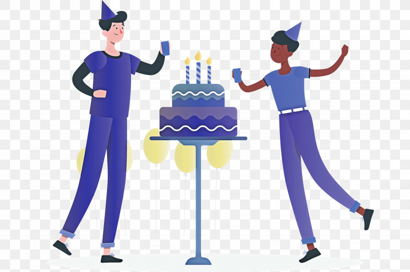 Happy Birthday Birthday Party, PNG, 3000x1996px, Happy Birthday, Birthday, Birthday Party, Bondezirojn Al Vi, Cartoon Download Free
