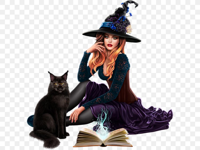 Warlock Witchcraft Clip Art, PNG, 600x616px, Warlock, Animation, Black Cat, Cat, Halloween Download Free