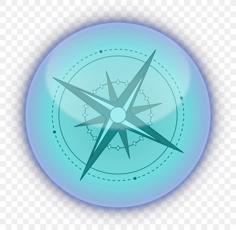 Compass Cardinal Direction Map Clip Art, PNG, 800x800px, Compass, Animation, Aqua, Cardinal Direction, Compass Rose Download Free