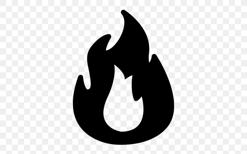 Fire Clip Art, PNG, 512x511px, Fire, Black, Black And White, Crescent, Flame Download Free