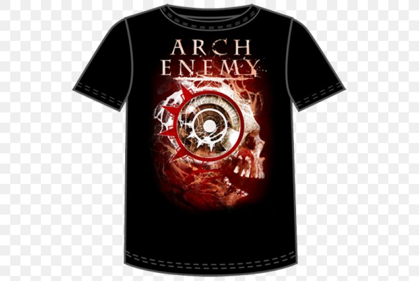 T-shirt Arch Enemy Heavy Metal Album Iron Maiden, PNG, 550x550px, Tshirt, Active Shirt, Album, Arch Enemy, Brand Download Free