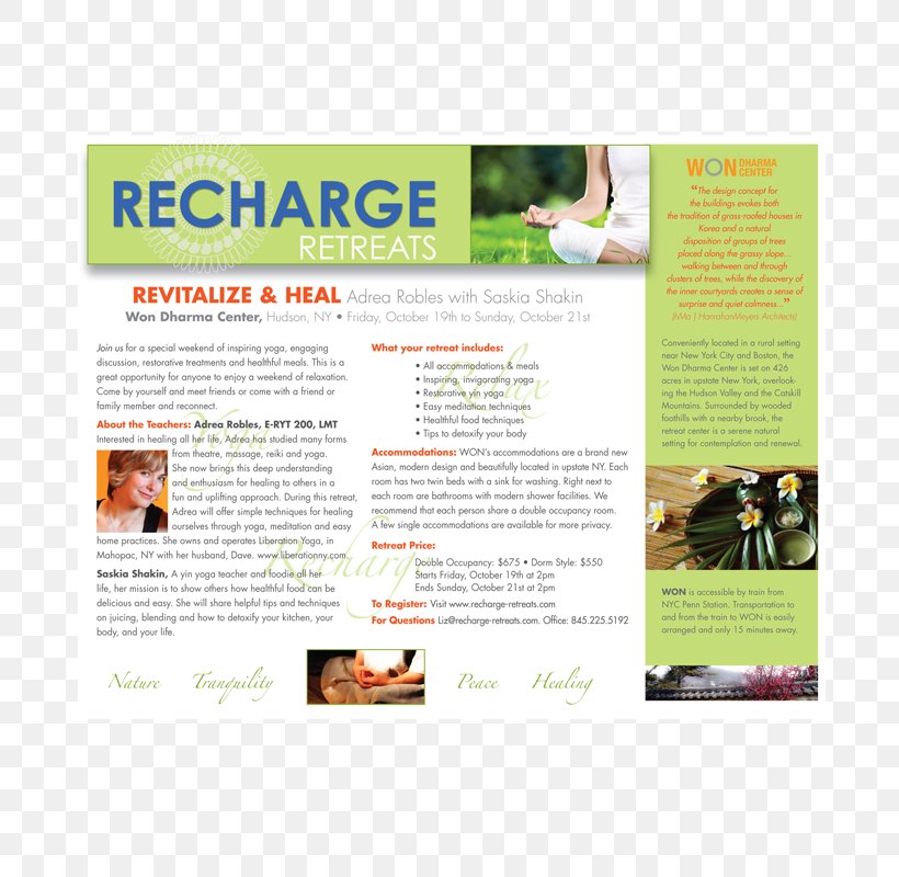 Graphic Design Recharge Retreats & Awakened Life School Of Yoga Advertising Print Design, PNG, 800x800px, Advertising, Brochure, Business, Flyer, Logo Download Free