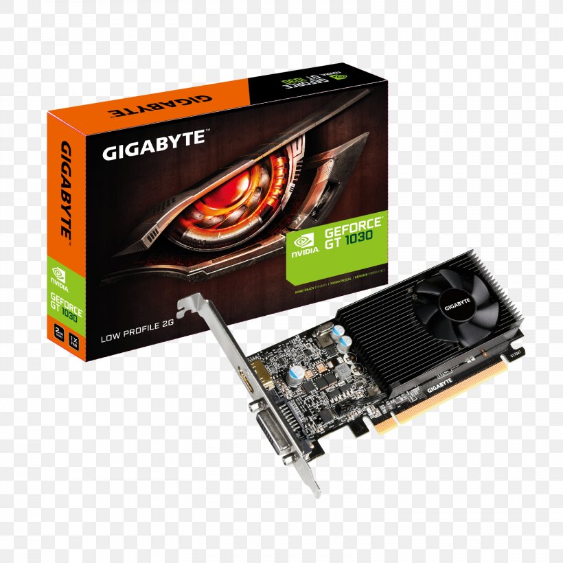 Graphics Cards & Video Adapters GeForce GDDR5 SDRAM PCI Express Gigabyte Technology, PNG, 1558x1558px, Graphics Cards Video Adapters, Cable, Computer, Computer Component, Computer Cooling Download Free