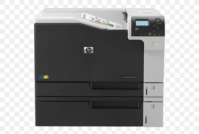 Hewlett-Packard HP LaserJet Enterprise M750 Multi-function Printer, PNG, 650x552px, Hewlettpackard, Color Printing, Electronic Device, Hp Laserjet, Hp Laserjet Professional Cp5225 Download Free