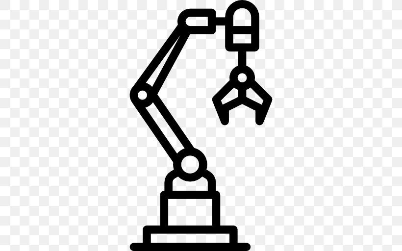 Industrial Robot Technology Industry Robotics, PNG, 512x512px, Industrial Robot, Area, Black And White, Cobot, Industry Download Free