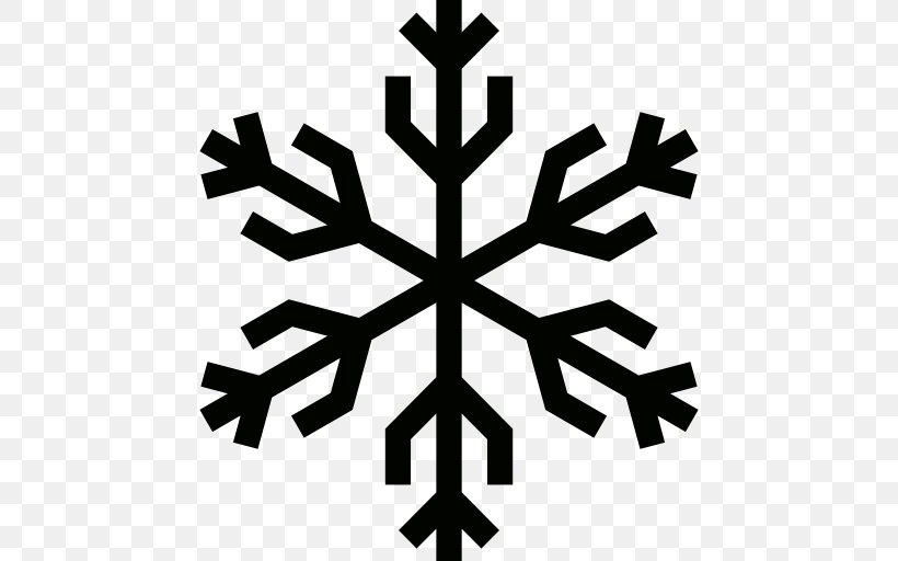 Snowflake Winter, PNG, 512x512px, Snowflake, Black And White, Leaf, Rain, Snow Download Free