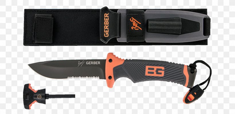 Survival Knife Gerber 31-001901 Bear Grylls Ultimate Pro Gerber Gear Serrated Blade, PNG, 1321x640px, Knife, Adventure, Bear Grylls, Blade, Bowie Knife Download Free