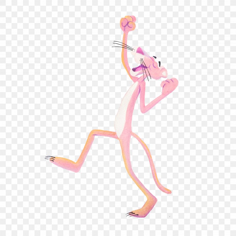 The Pink Panther Pink Panther Jewel Pink Pajamas ANAP Cartoon, PNG, 3264x3264px, Pink Panther, Anap, Animal Figure, Cartoon, Drawing Download Free