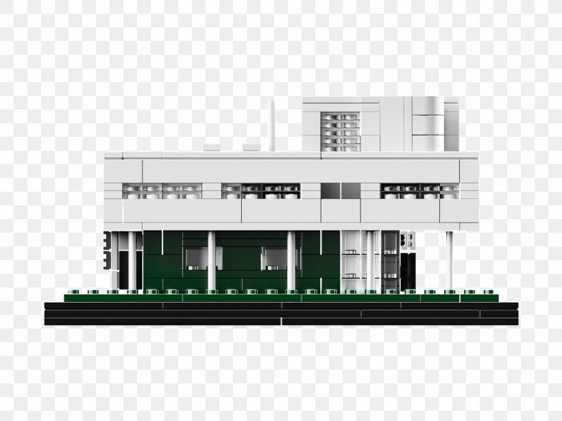 Villa Savoye Fallingwater Lego Architecture, PNG, 4000x3000px, Villa Savoye, Architect, Architecture, Brand, Building Download Free