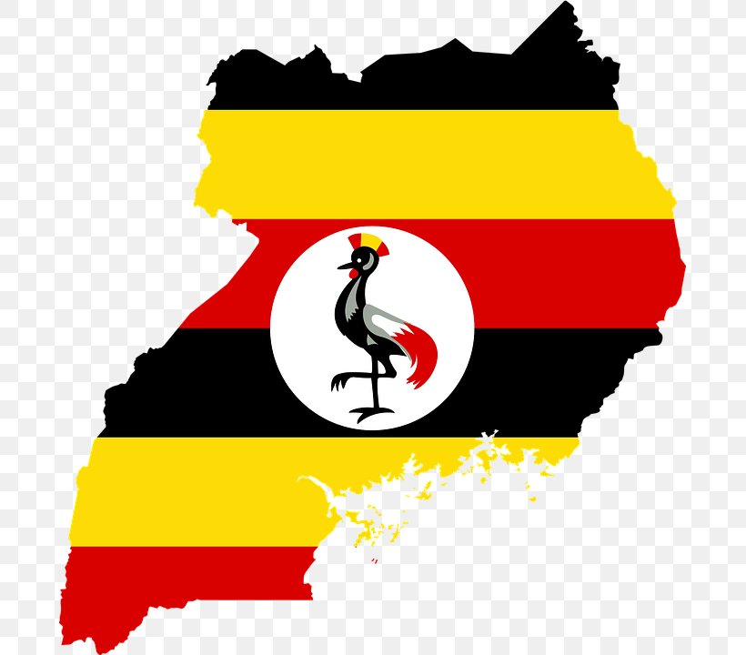 Flag Of Uganda National Flag Map, PNG, 689x720px, Flag Of Uganda, Area, Art, Artwork, Beak Download Free