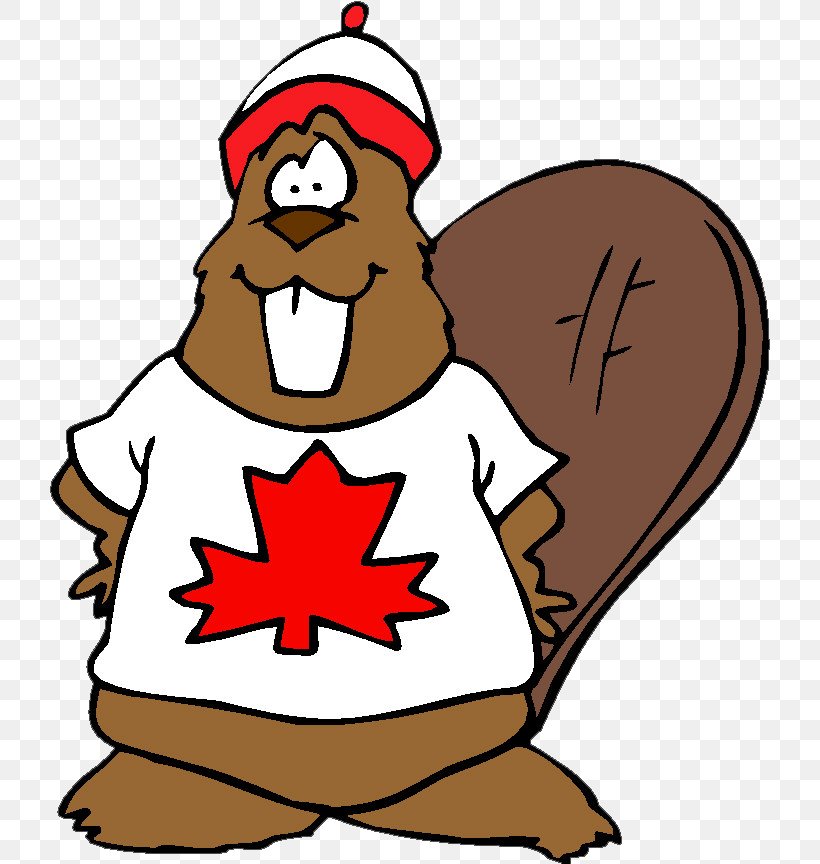 Clip Art Canada Beaver Openclipart Illustration, PNG, 721x864px, Canada, Beaver, Canada Day, Cartoon, Drawing Download Free