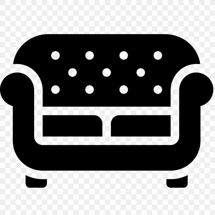 Couch Button Clip Art, PNG, 1600x1600px, Couch, Area, Black, Black And White, Button Download Free
