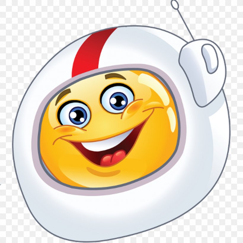 Emoticon Astronaut Smiley Clip Art, PNG, 1024x1024px, Emoticon, Astronaut, Emoji, Fotosearch, Happiness Download Free