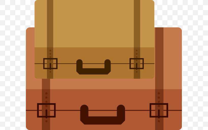 Flat Design Euclidean Vector Travel, PNG, 615x513px, Flat Design, Baggage, Material, Rectangle, Suitcase Download Free