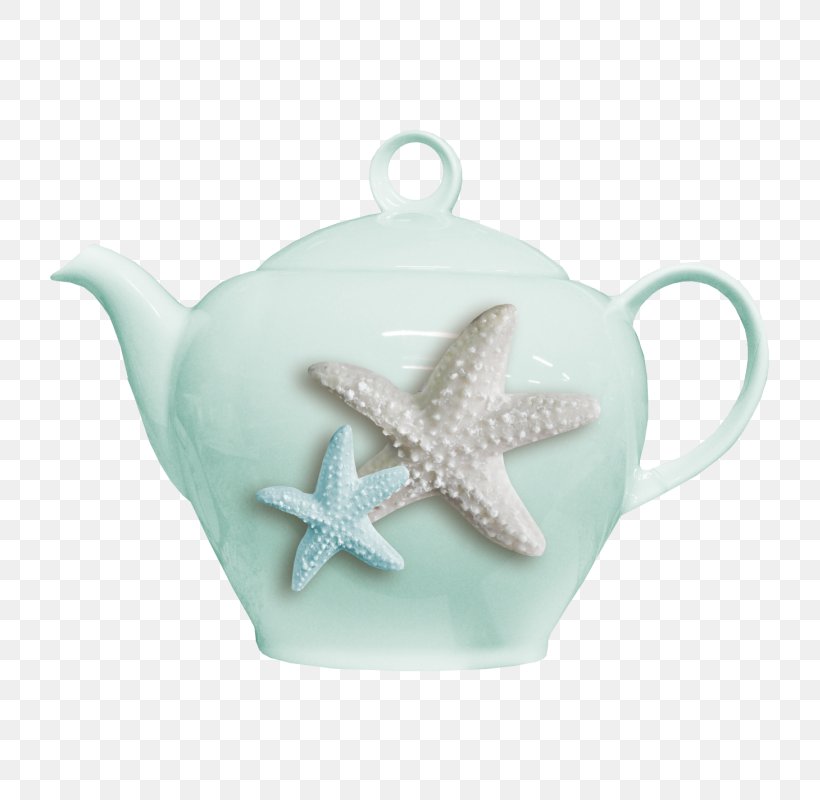 Teapot Product Starfish Cup Turquoise, PNG, 787x800px, Teapot, Cup, Starfish, Tableware, Turquoise Download Free