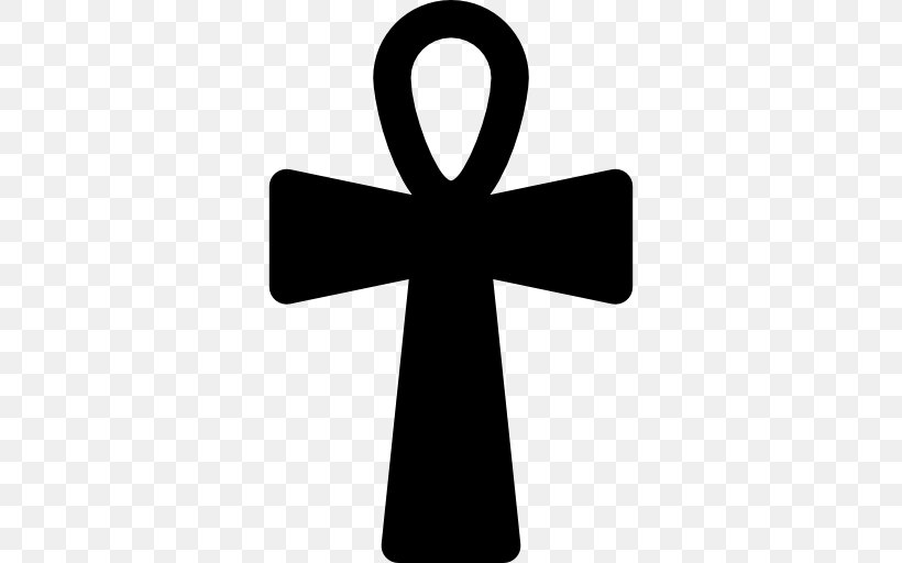 Cross Ankh Ancient Egypt Egyptian Symbol, PNG, 512x512px, Cross, Ancient Egypt, Ancient Egyptian Religion, Ankh, Black And White Download Free