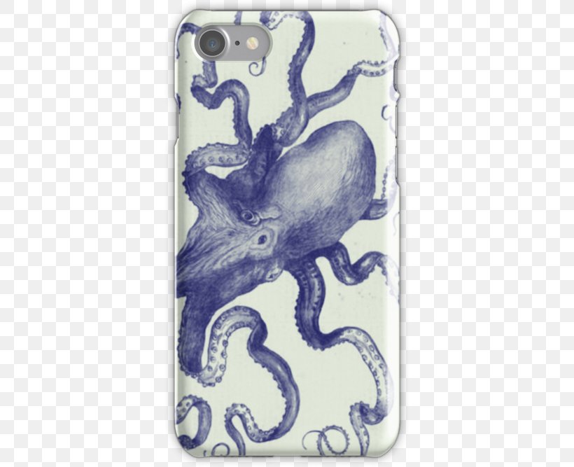Octopus IPhone 8 IPhone 7 Cephalopod Light, PNG, 500x667px, Octopus, Bag, Blue, Cephalopod, Elephantidae Download Free