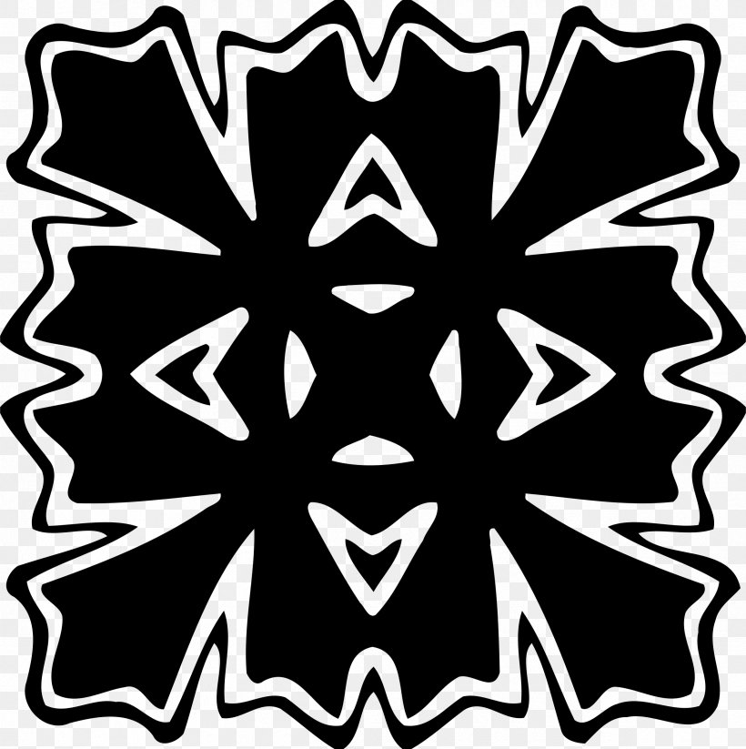 Ornament Clip Art, PNG, 2390x2400px, Ornament, Black, Black And White, Decorative Arts, Flower Download Free