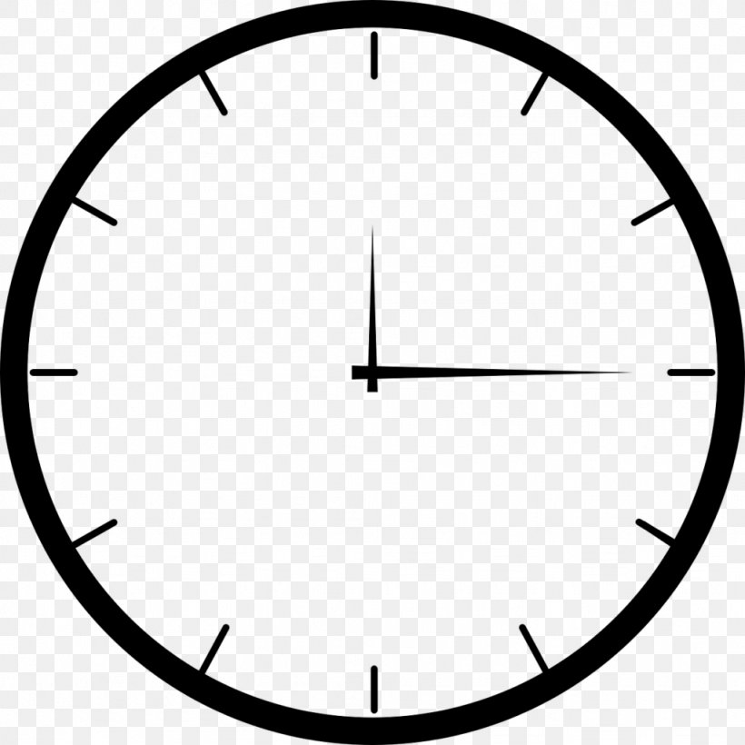 Clock Drawing Table Watch, PNG, 1024x1024px, Clock, Area, Black And White, Clock Face, Diagram Download Free