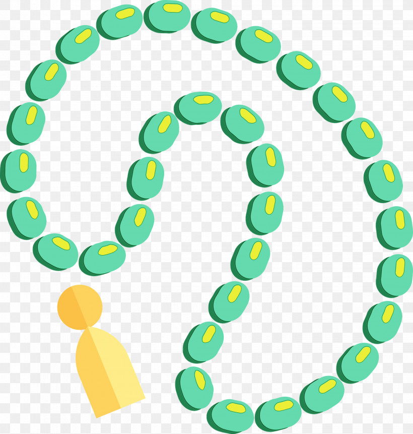 Green Turquoise Yellow Circle Line, PNG, 2854x3000px, Prayer Beads, Arabic Culture, Bead, Circle, Green Download Free