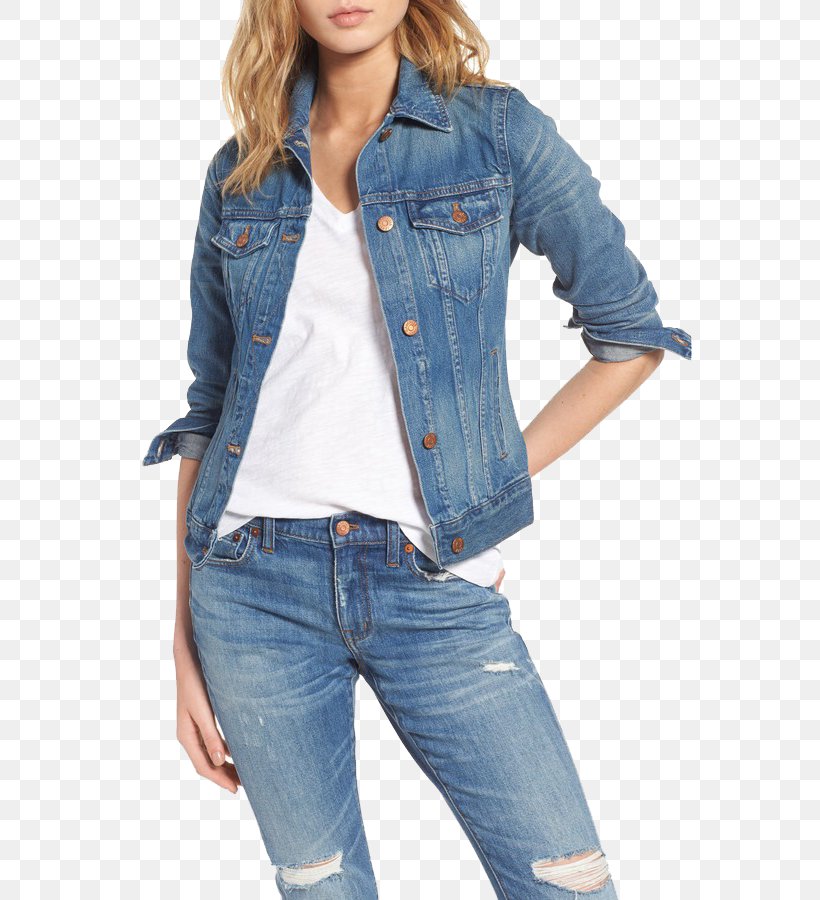Jean Jacket Denim Jeans Clothing, PNG, 587x900px, Jean Jacket, Blue, Button, Clothing, Coat Download Free