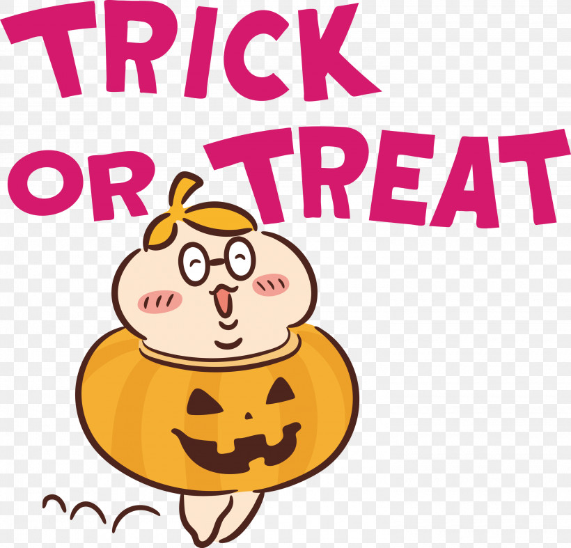 TRICK OR TREAT Halloween, PNG, 3000x2880px, Trick Or Treat, Behavior, Cartoon, Geometry, Halloween Download Free