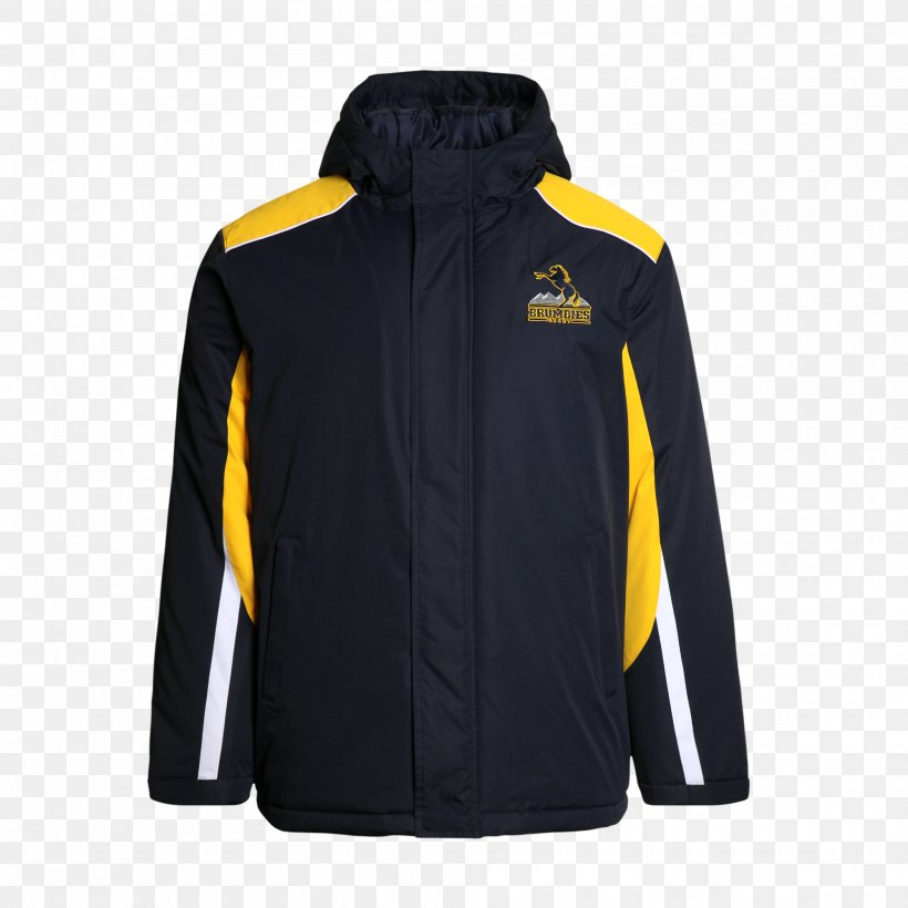 Brumbies Jacket Super Rugby Winter Clothing Polar Fleece, PNG, 2000x2000px, Brumbies, Black, Bluza, Electric Blue, Hood Download Free