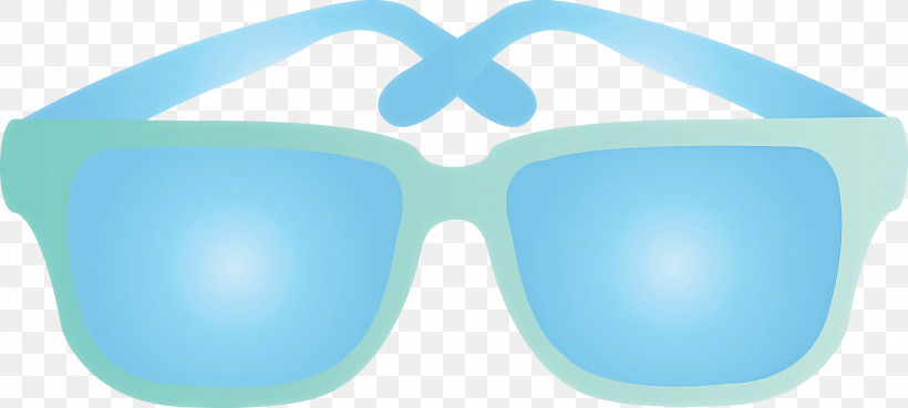 Glasses, PNG, 3000x1353px, Eyewear, Aqua, Azure, Blue, Electric Blue Download Free