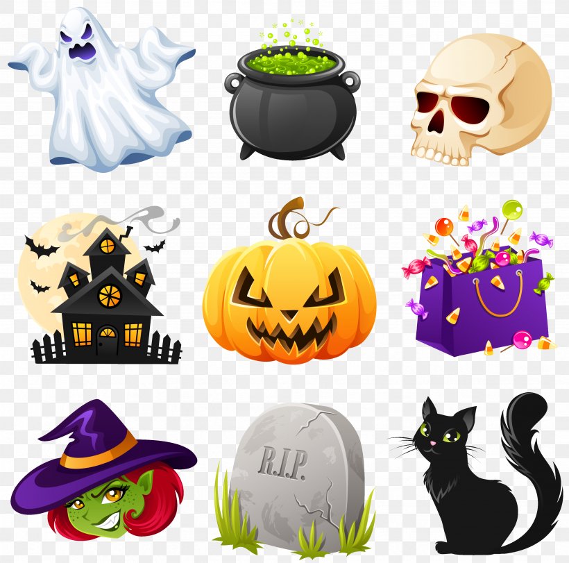 Halloween Clip Art, PNG, 3504x3469px, Halloween, Fashion Accessory, Halloween Film Series, Royaltyfree, Technology Download Free