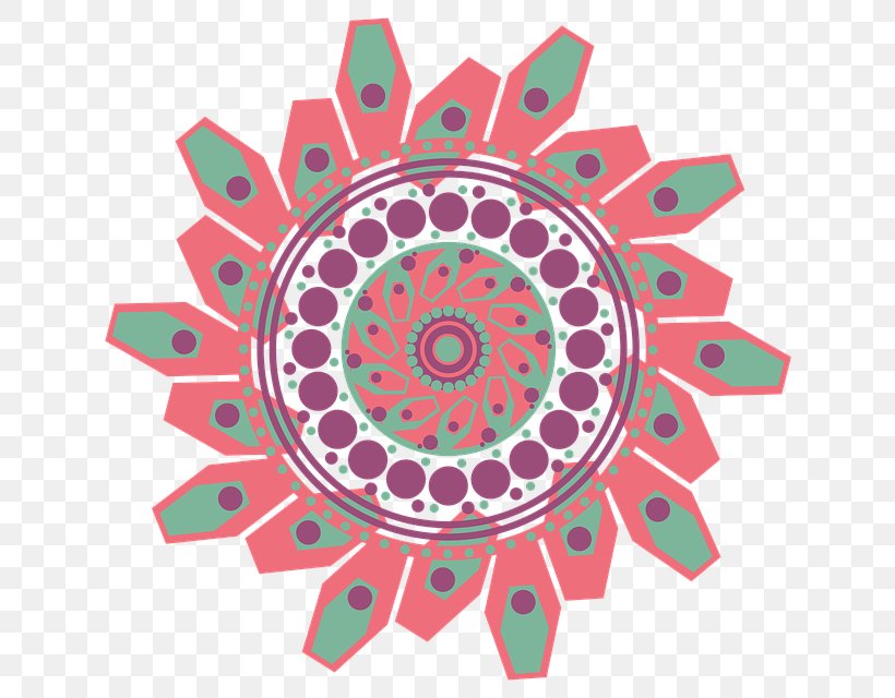 Clip Art Mandala Mesoamerican Pyramids, PNG, 640x640px, Mandala, Area, Aztec, Flower, Health Download Free