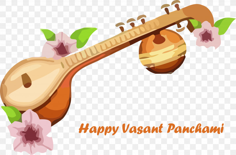 Vasant Panchami Basant Panchami Saraswati Puja, PNG, 3496x2297px, Vasant Panchami, Basant Panchami, Domra, Folk Instrument, Indian Musical Instruments Download Free