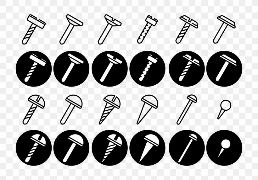 Vector Graphics Screw Nail Image, PNG, 1400x980px, Screw, Black And White, Body Jewelry, Bolt, Brand Download Free