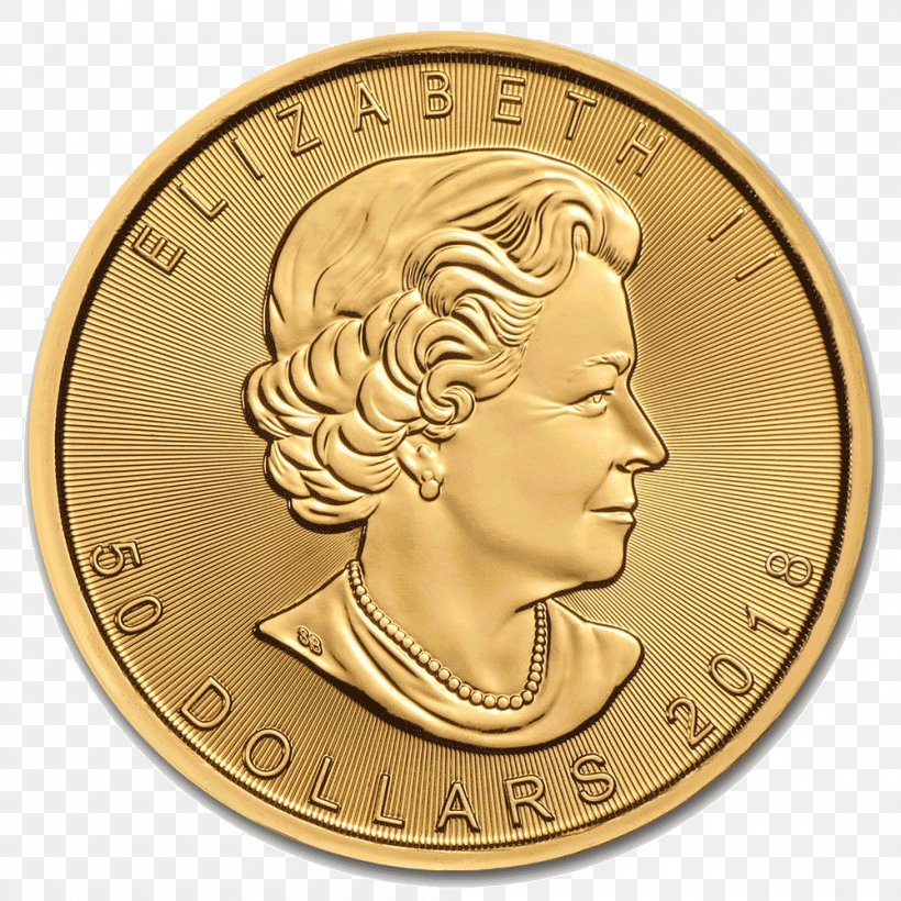 Canadian Gold Maple Leaf Gold Coin Bullion Coin, PNG, 1000x1000px, Canadian Gold Maple Leaf, American Gold Eagle, Bullion, Bullion Coin, Canadian Maple Leaf Download Free