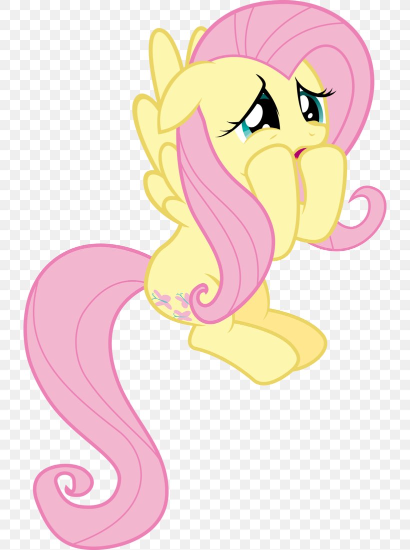Fluttershy My Little Pony Horse Illustration, PNG, 726x1101px, Watercolor, Cartoon, Flower, Frame, Heart Download Free