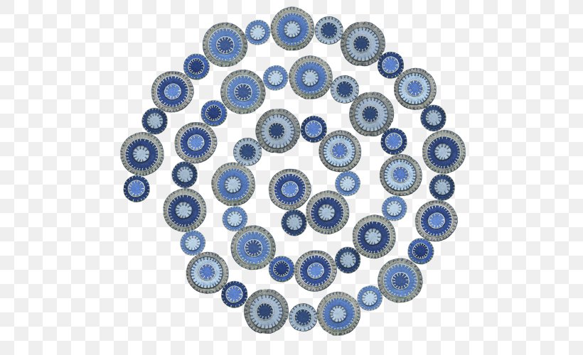 Kentucky Garland Bead Penny Rug, PNG, 546x500px, Garland, Bead, Blue, Body Jewellery, Carpet Download Free